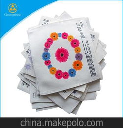 供印熱轉印進口超細纖維地圖手帕 可按客戶要求定制手帕