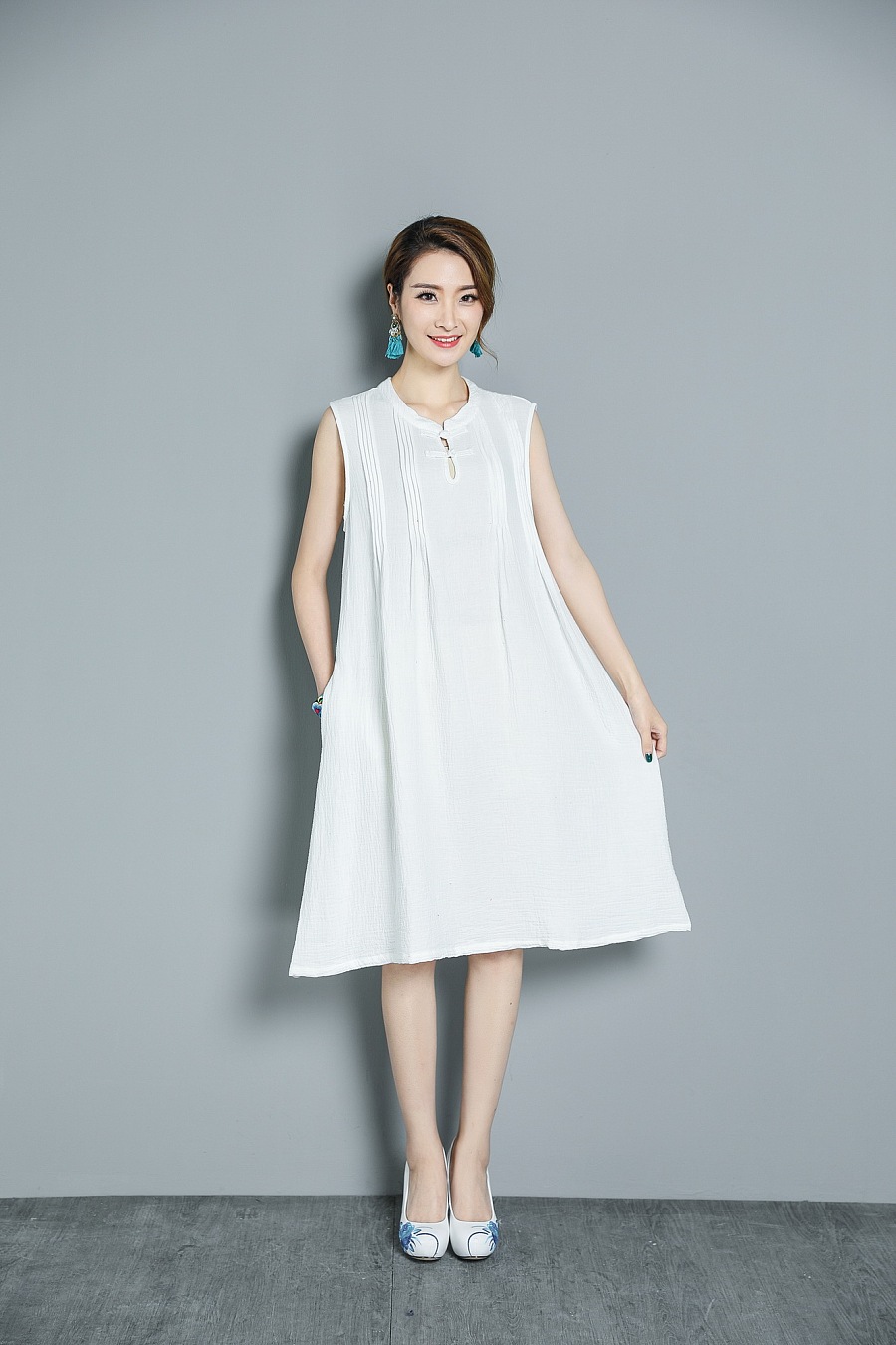 連衣裙模特拍圖 女裝模特拍照 電商服裝模特拍攝攝影|產(chǎn)品|攝影|廣州古斯廣告 - 原創(chuàng)設(shè)計(jì)作品 